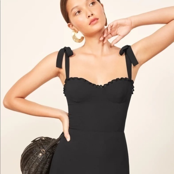 Reformation Nikita Dress in Black *NEW* - Picture 4 of 8